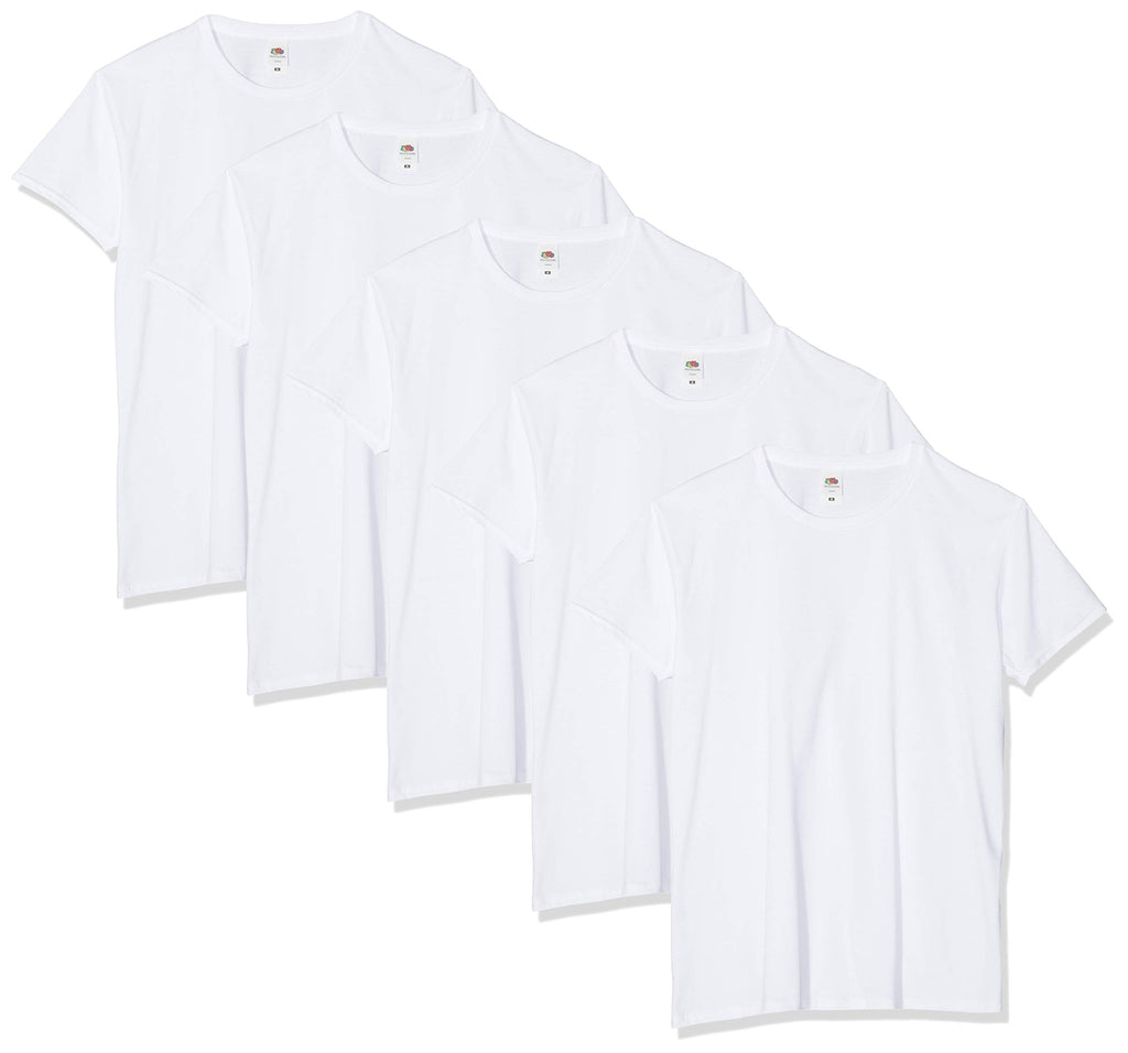 Fruit of the Loom Men's T-Shirt Iconic Tee, Lightweight Ringspun Tee, 5 Pack