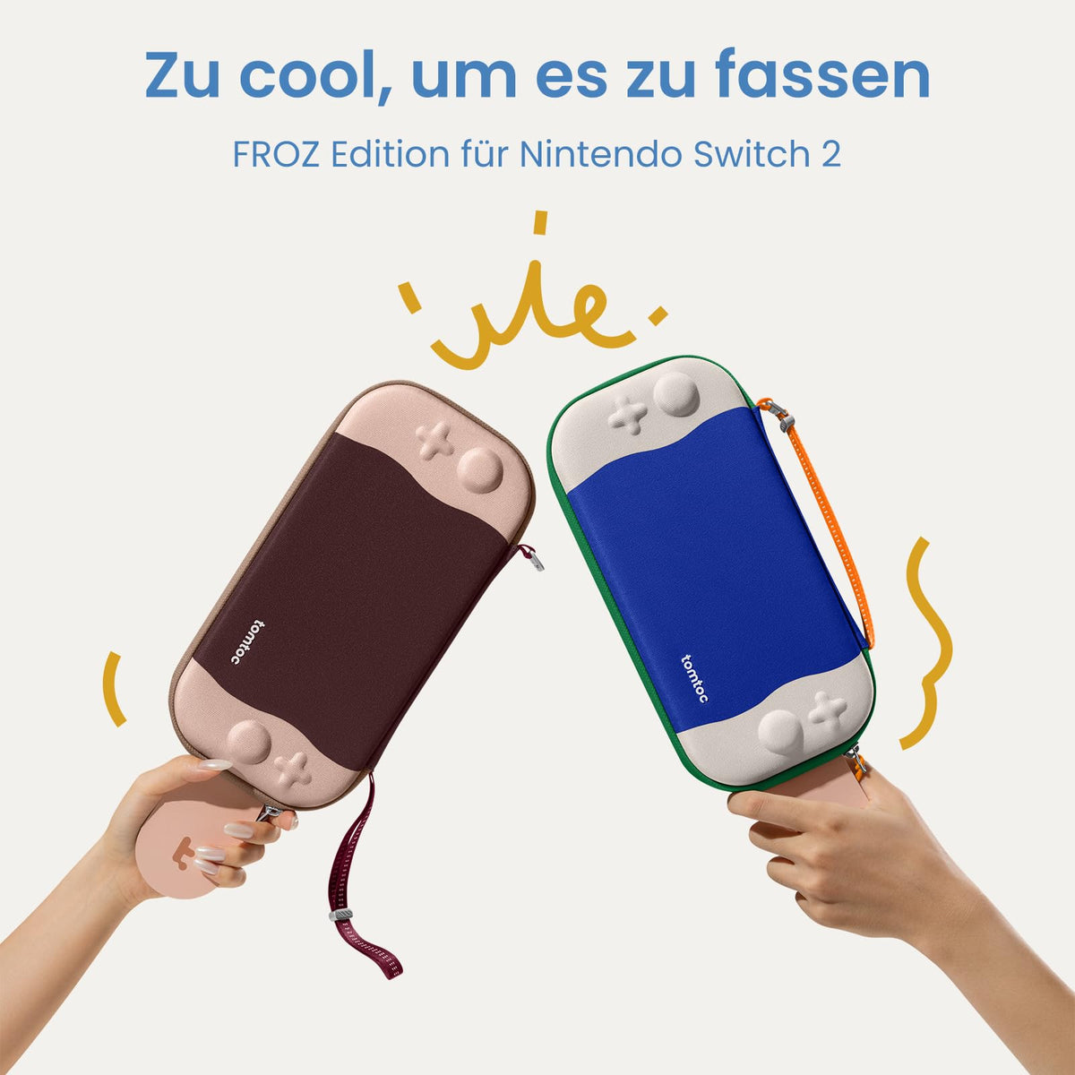 tomtoc Slim Tasche für Nintendo Switch 2, Schutz nach Militärstandard