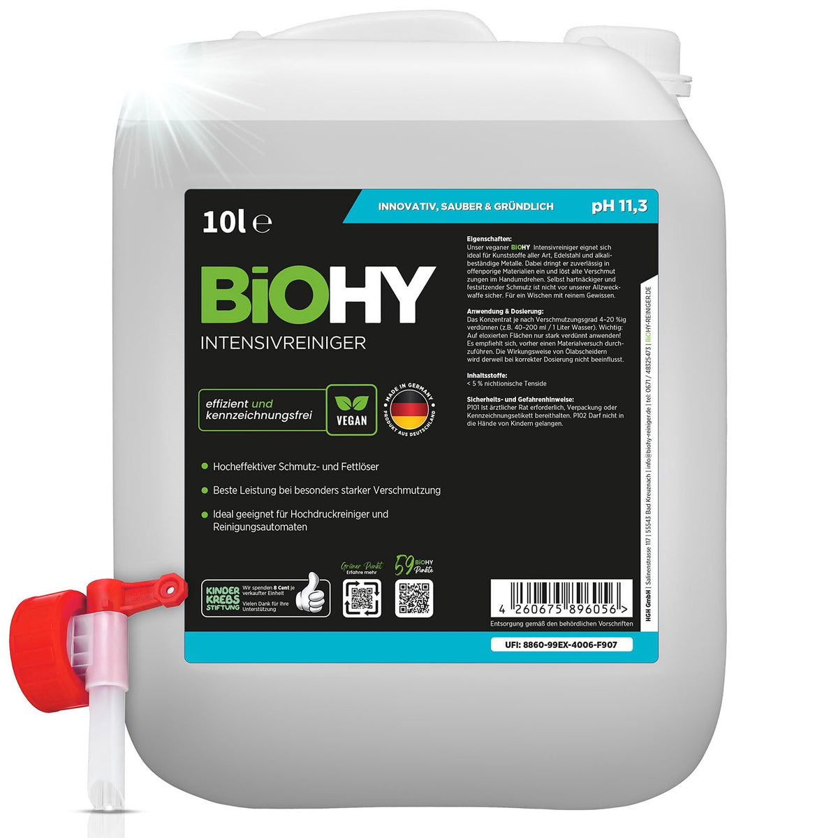 BiOHY Wischroboter Reiniger für Station mit Orangenduft (2 x 1 Liter)