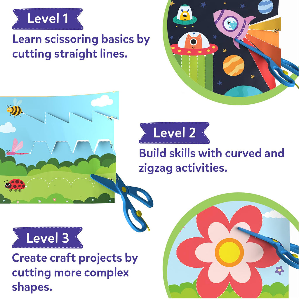 Skillmatics Snip Snip Halloween Craft, Scissor Skills, Felt Kits for Kids