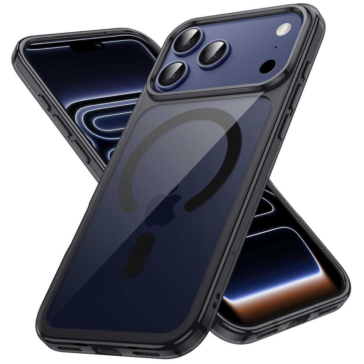 JETech Magnetische Hülle für iPhone 17, Durchsichtig