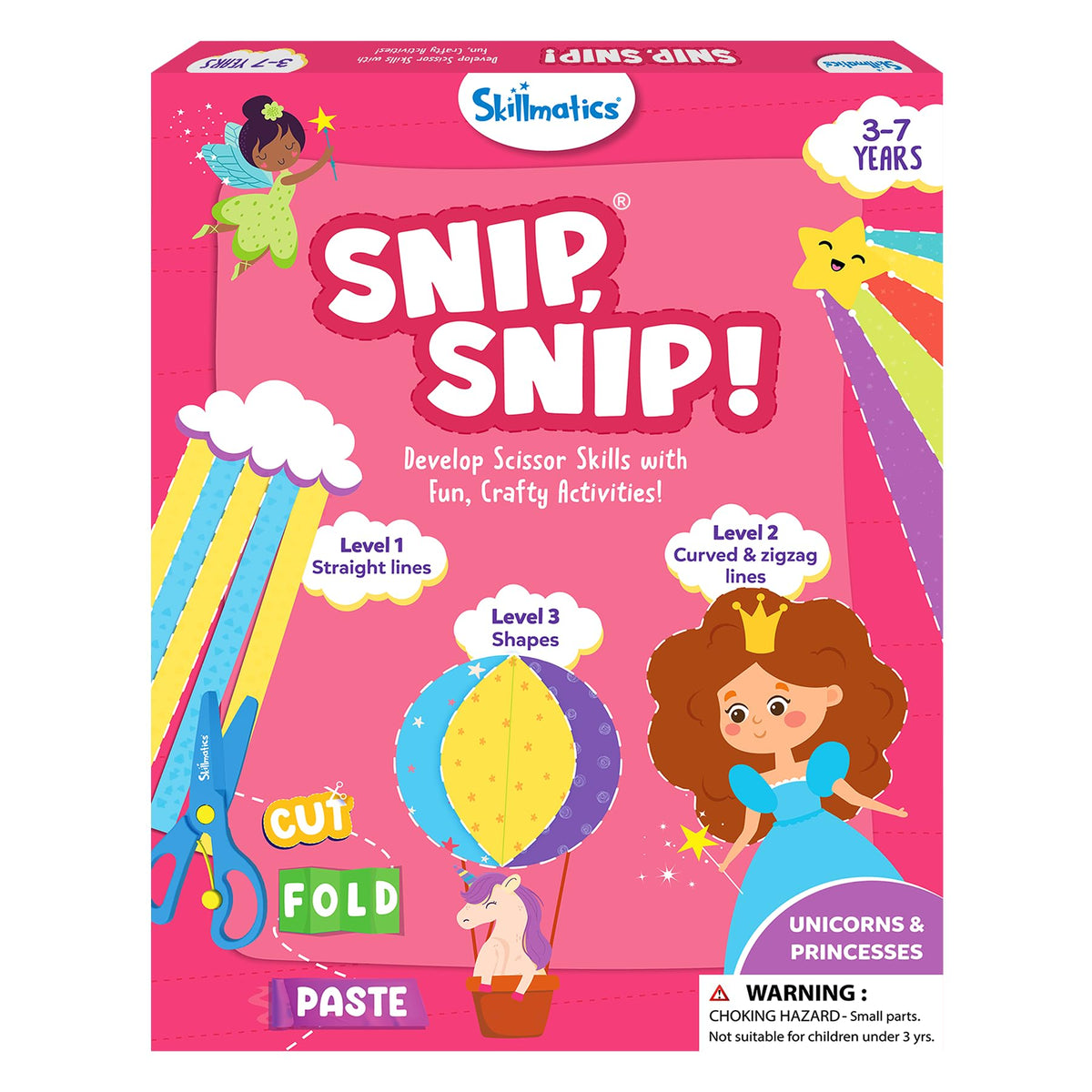 Skillmatics Snip Snip Halloween Craft, Scissor Skills, Felt Kits for Kids