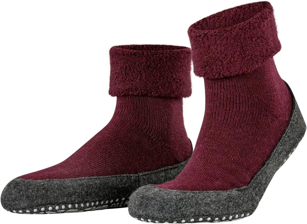 FALKE Herren Cosyshoe Stoppersocken atmungsaktive klimaregulierende geruchshemmende Wolle rutschfeste Noppen auf der Filzsohle komfortabel warm mit Plüsch strapazierfähig 1 Paar