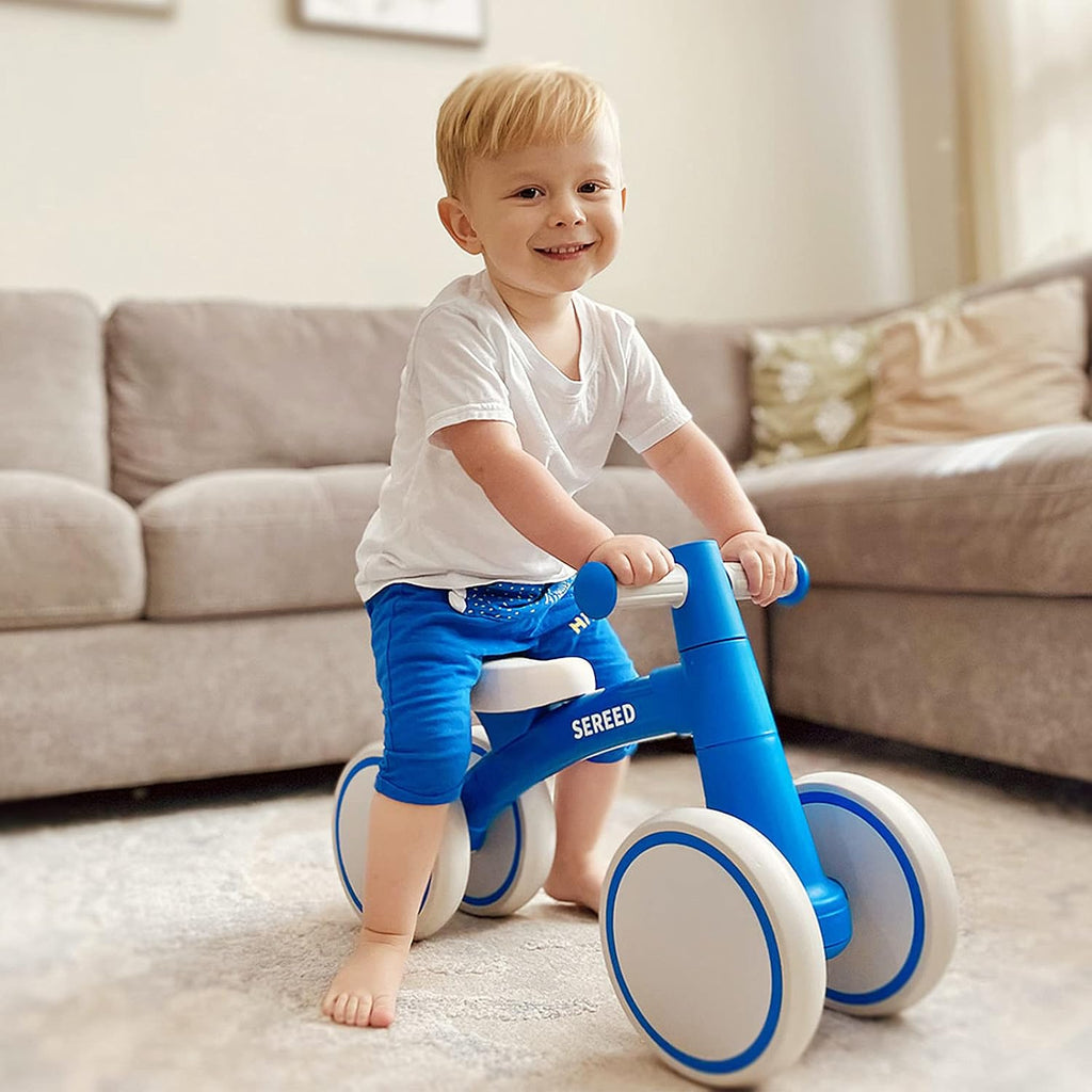 SEREED Baby Balance Bike for 1 Year Old Boy Girl, First Birthday Gift Toy