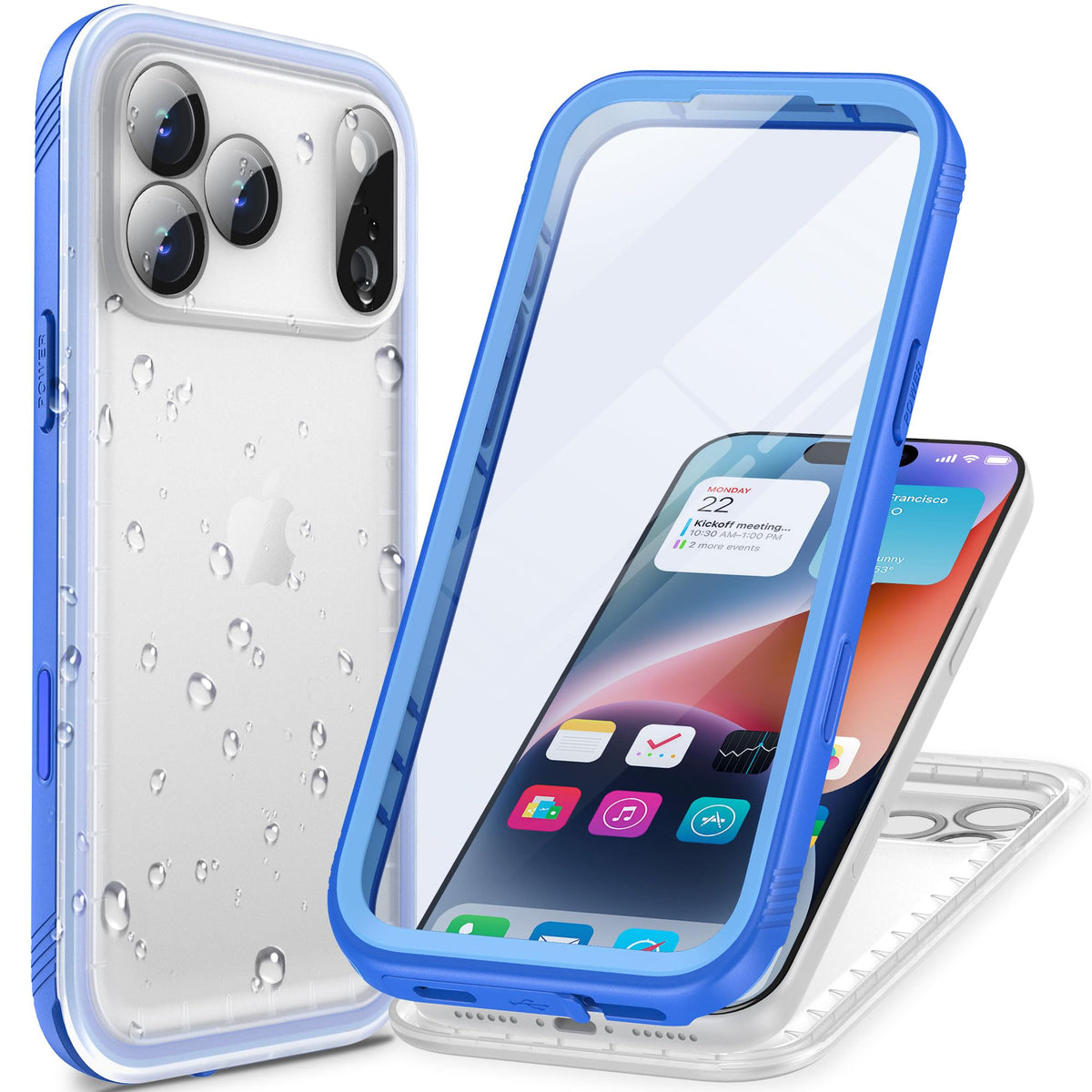 Cozycase TOP Militärschutz wasserdichte 360 Hülle Für iPhone 17 18 Pro Max
