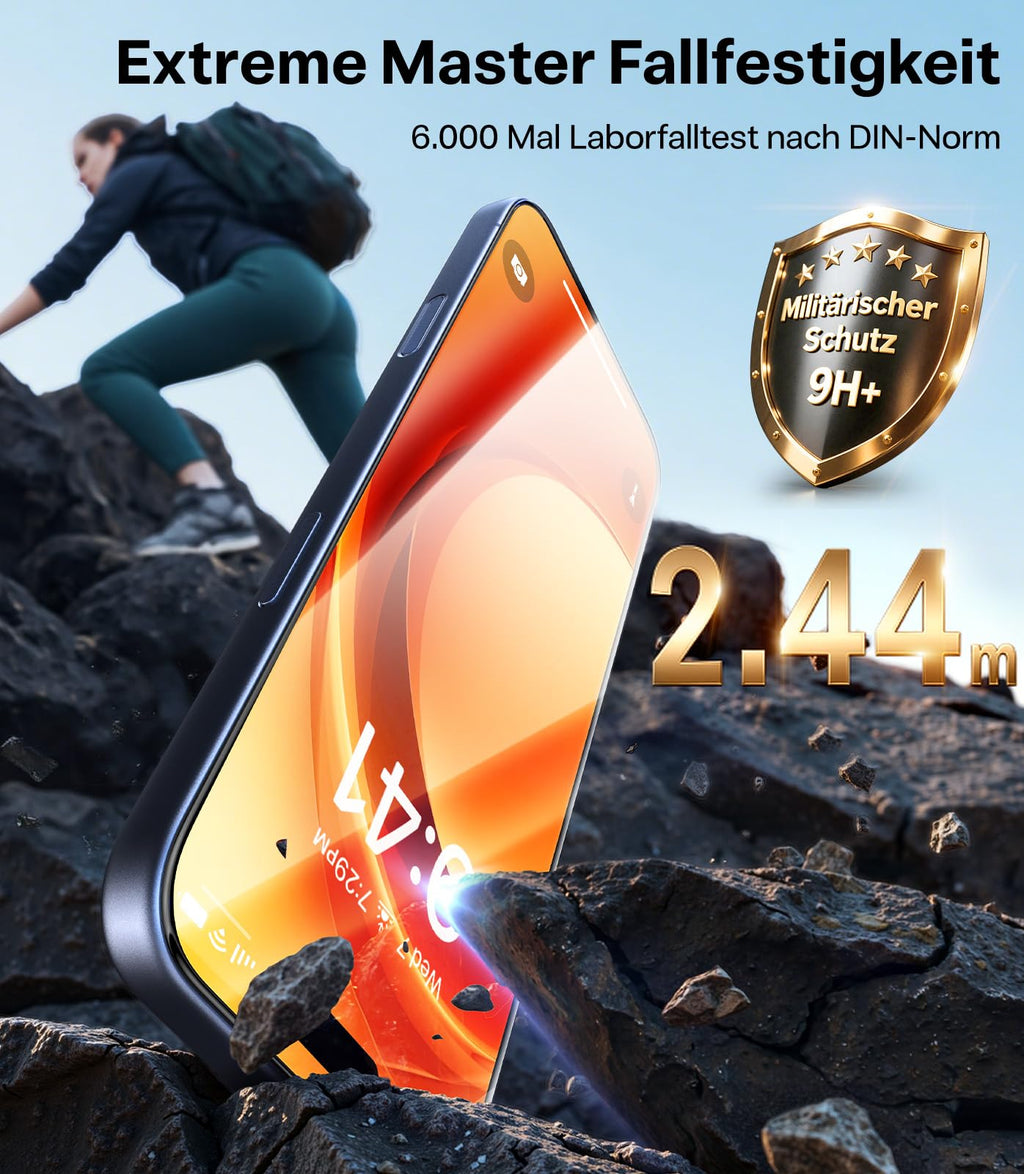 TORRAS für iPhone 18 Pro 9H+ Kratzfest Kameraschutz HD-Klares, Grau