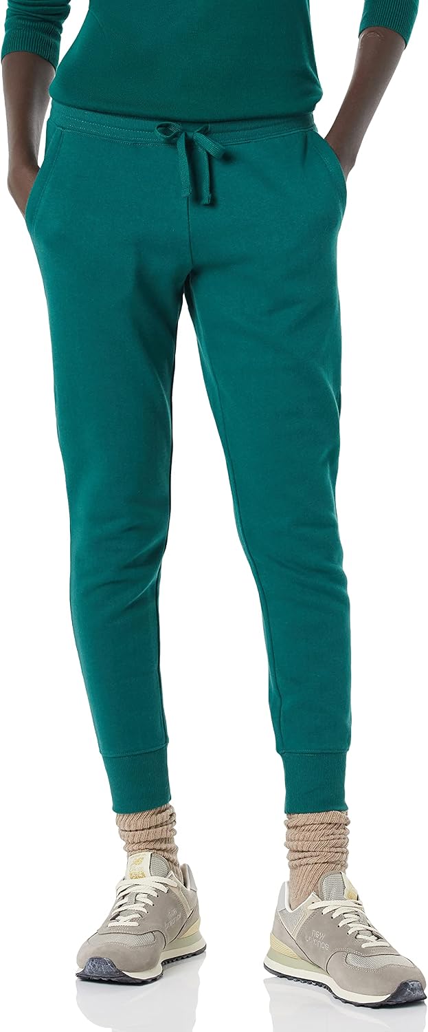Amazon Essentials Women's Cotton Fleece Jogger Sweatpants with Drawstring (Available in Plus Size)