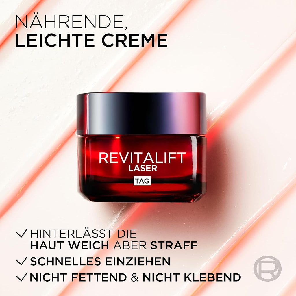 L'Oréal Paris Anti-Aging,Tagescreme gegen Falten, straffend, 50 ml