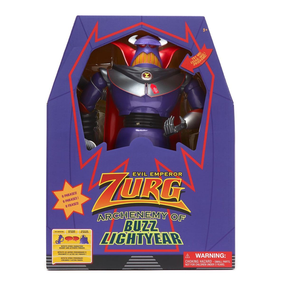 Disney Store Official Buzz Lightyear Interactive Talking Action Figure from Toy Story, Features 10+ English Phrases, Interacts with Other Figures and Toys