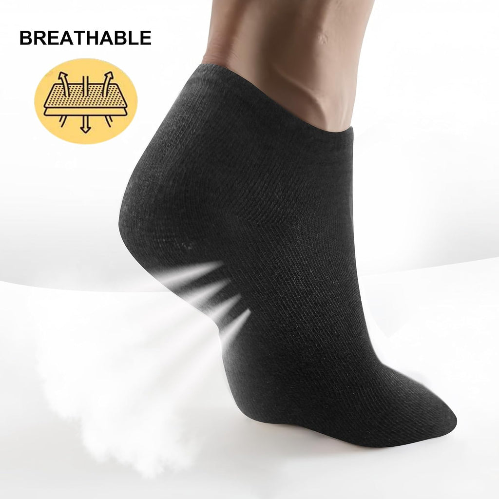 Chaussettes Basses Homme Femme lot de 12 Paires Socquette Sport Coton Socquettes Respirant Courtes Chaussette Femme Coton Courtes Bassese