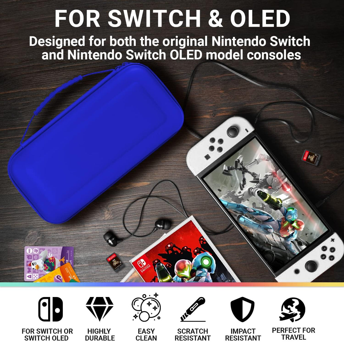Orzly Tragetasche kompatibel mit Nintendo Switch Lite (2019) – Aufbewahrungstasche - Hartschalen Case/Hülle/Schutzhülle für die Verwendung mit der Nintendo Switch Lite Konsole & Accesoires - ROSA