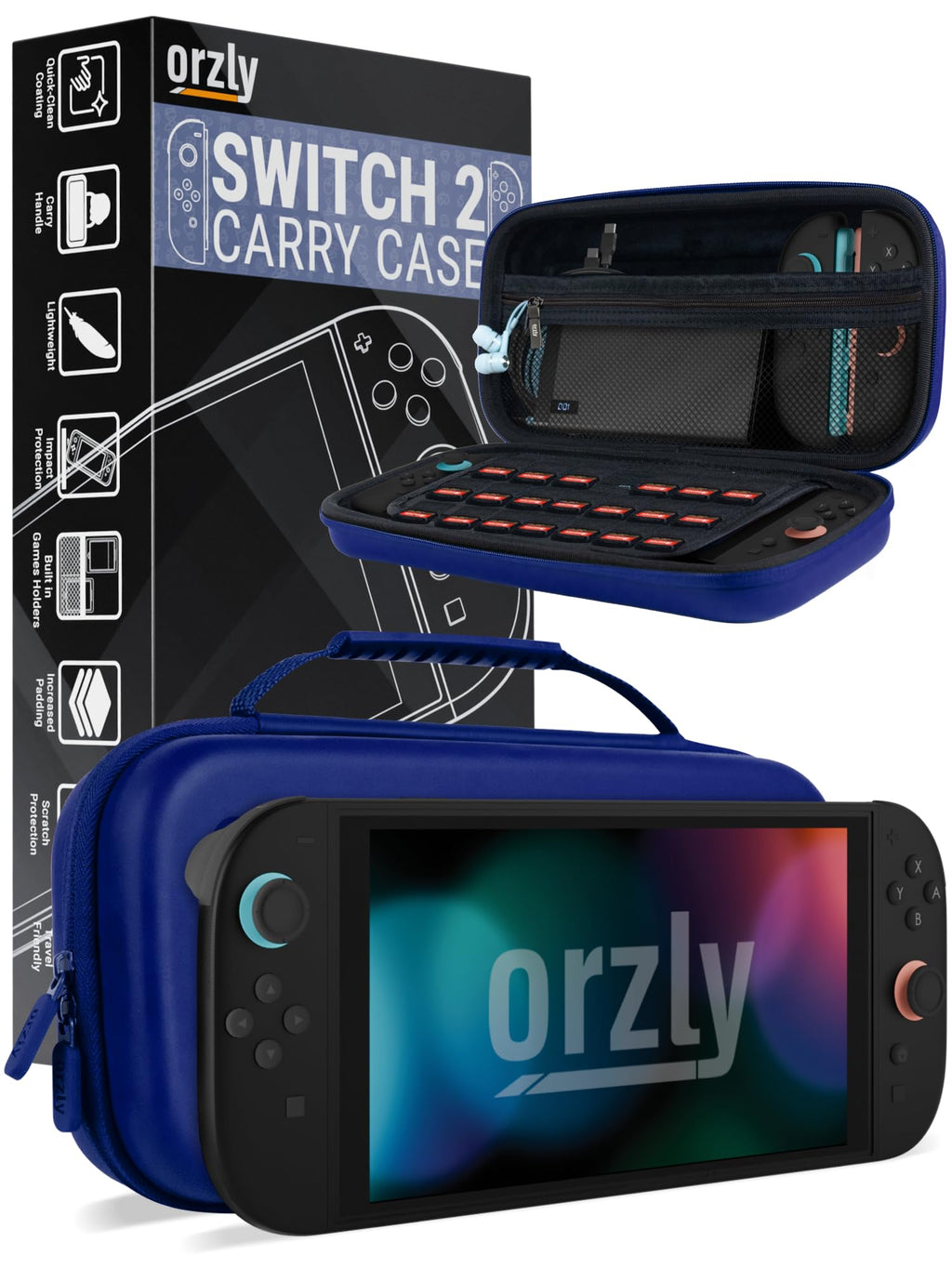 Orzly Tragetasche kompatibel mit Nintendo Switch Lite (2019) – Aufbewahrungstasche - Hartschalen Case/Hülle/Schutzhülle für die Verwendung mit der Nintendo Switch Lite Konsole & Accesoires - ROSA