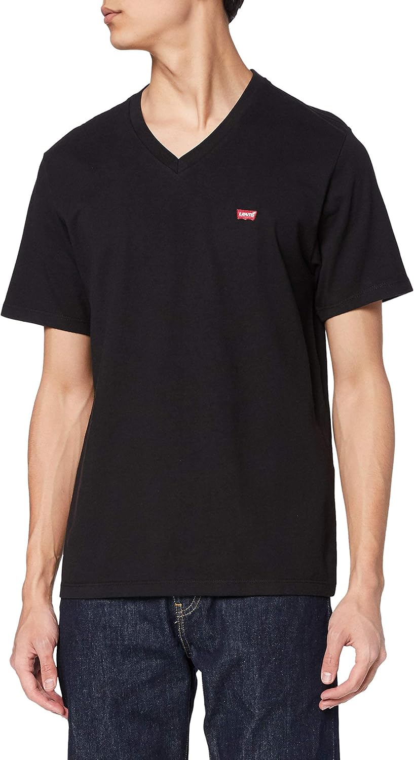 Levi's Herren Original Housemark V-Neck T-Shirt