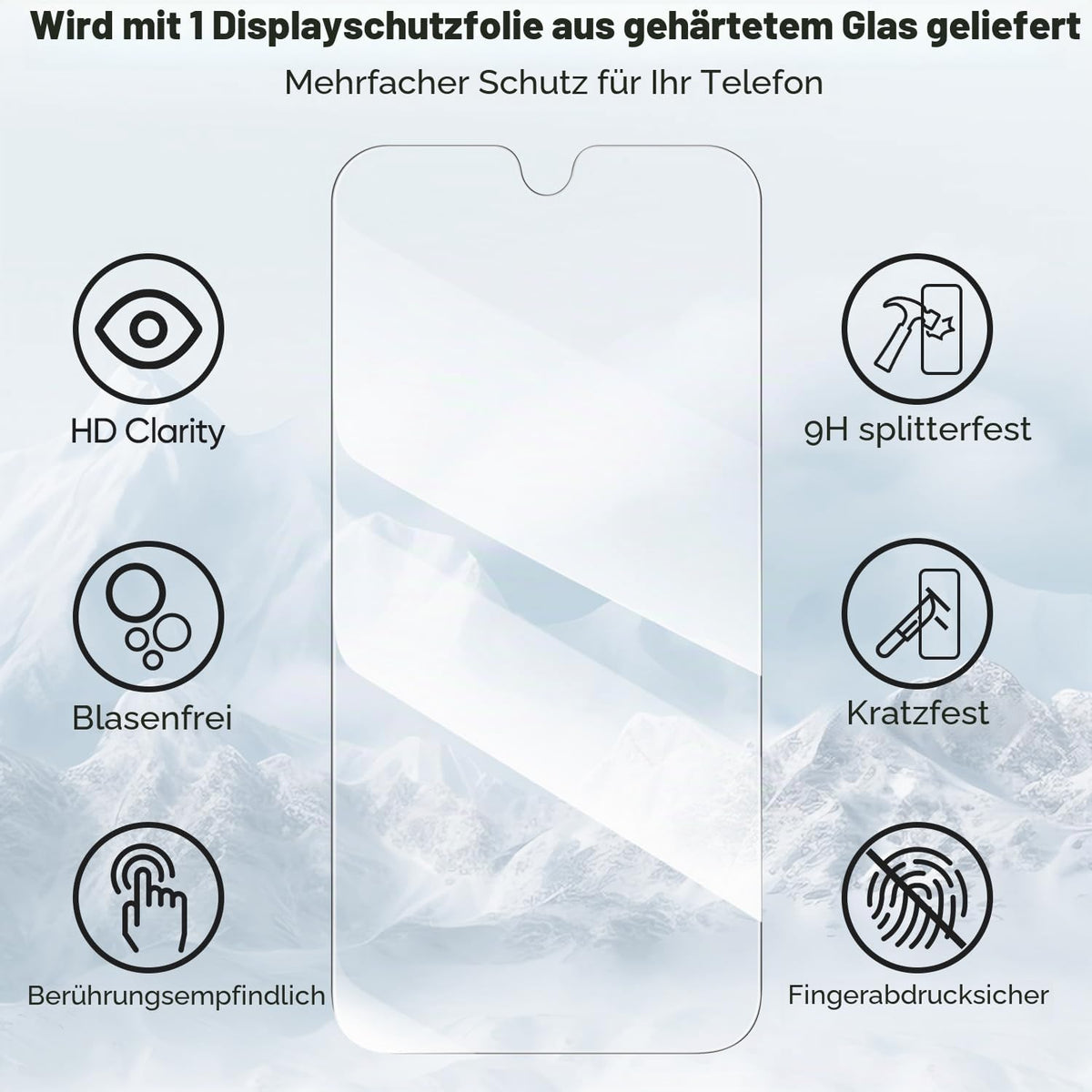 Peakally Handyhülle für Samsung Galaxy A17 5G Hülle [Mit 1 Stück Panzer Schutz Glas] [Premium PU Leder] [RFID-Blockierung] [Kartenfach] Klapphülle kompatibel mit Galaxy A17 5G / 4G - Grün
