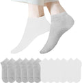 12er-Pack Kurzsocken für Damen und Herren, atmungsaktive Sportsöckchen aus Baumwolle, kurze Socken