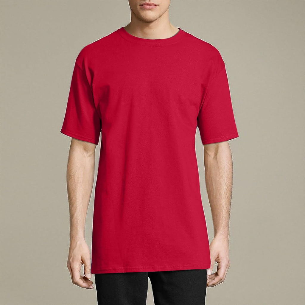 Hanes Men's Beefy-T Cotton Crewneck T-Shirt, 2-Pack, Big & Tall Sizes