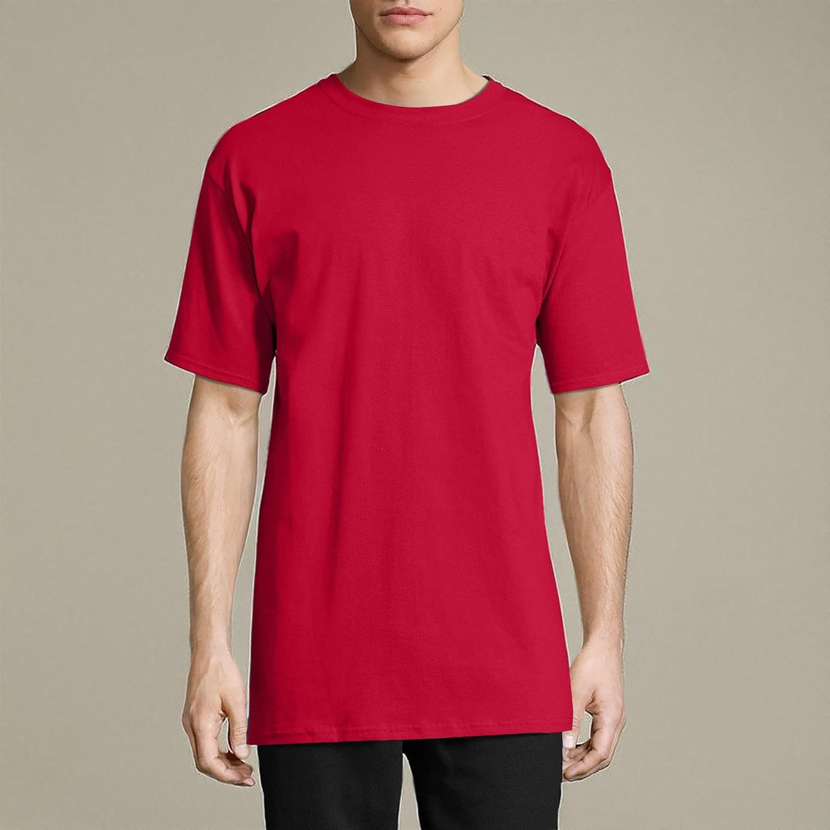 Hanes Men's Beefy-T Cotton Crewneck T-Shirt, 2-Pack, Big & Tall Sizes