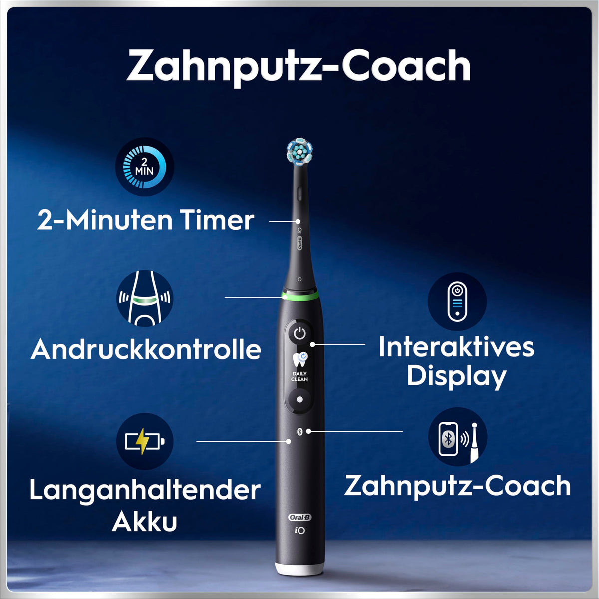 Oral-B iO Series 6 Elektrische Zahnbürste, Weiß