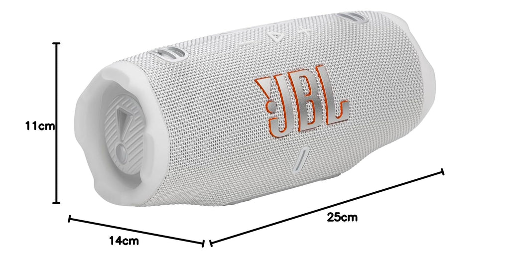 JBL Charge 6, Tragbarer Bluetooth-Lautsprecher, IP68 Zertifiziert -Schwarz