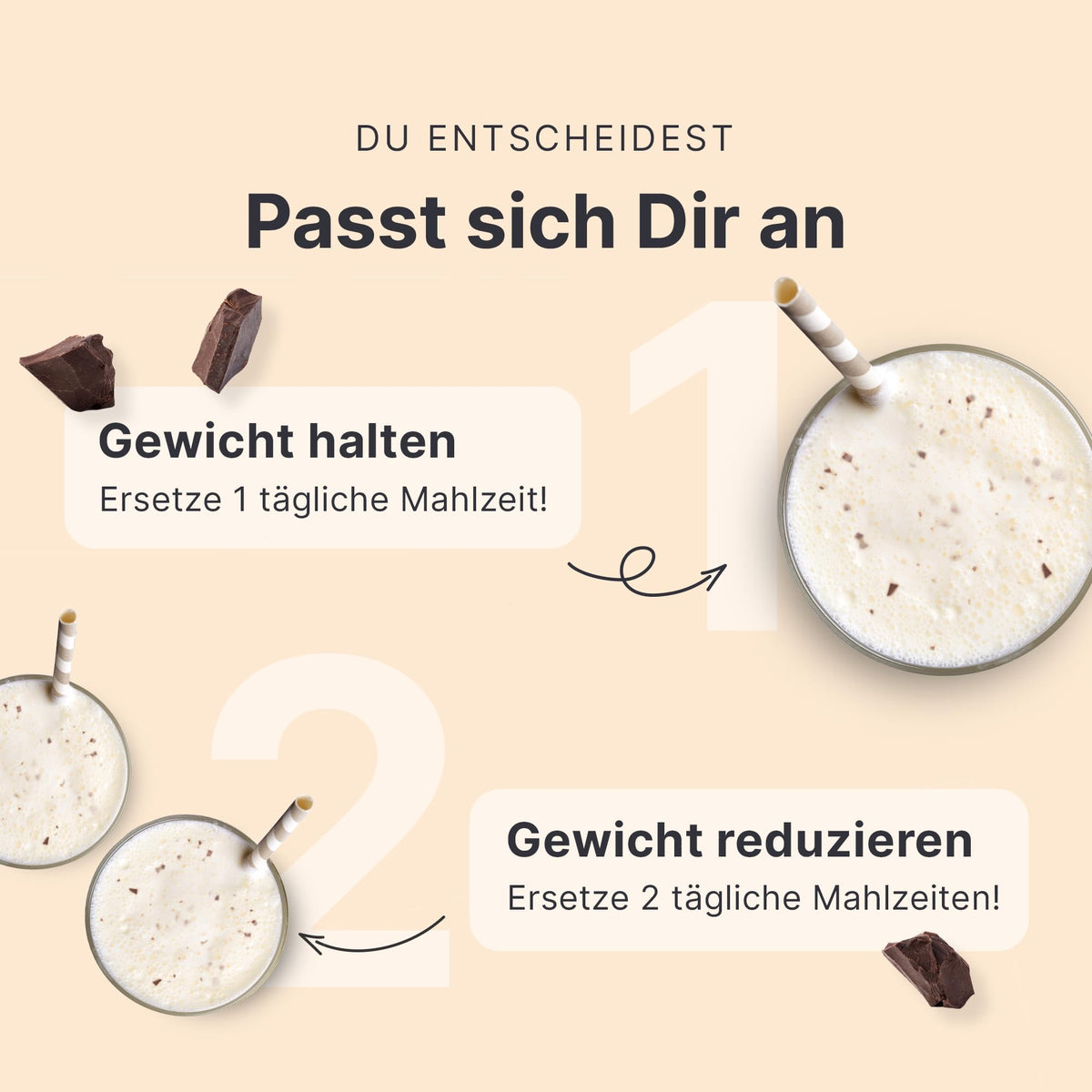 SHEKO Balance Shake Erdbeere – Mahlzeitersatz & Abnehmshake – 378 g