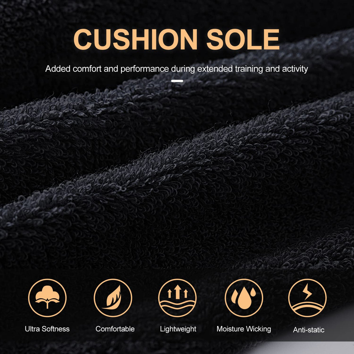 CS CELERSPORT 6 Paar kurze Sportsocken für Damen und Herren, Sneaker-Socken für Laufen und Sport mit Fersenlasche