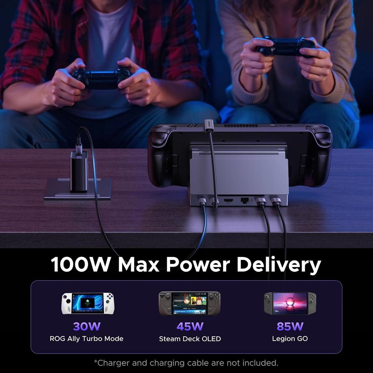 UGREEN Steam Deck Dock mit HDMI 4K@120Hz, Verstellbares Docking Station