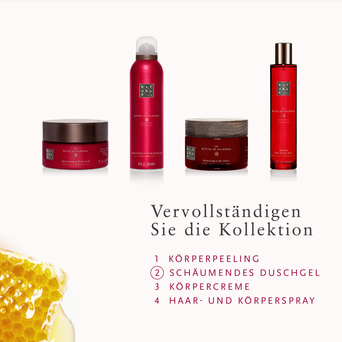 RITUALS Duschschaum Geschenkset, 3 x 200 ml