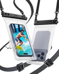 YOSH wasserdichte Handyhülle [Schwimmende & Nahtloser] 2 STK., bis zu 7,5"