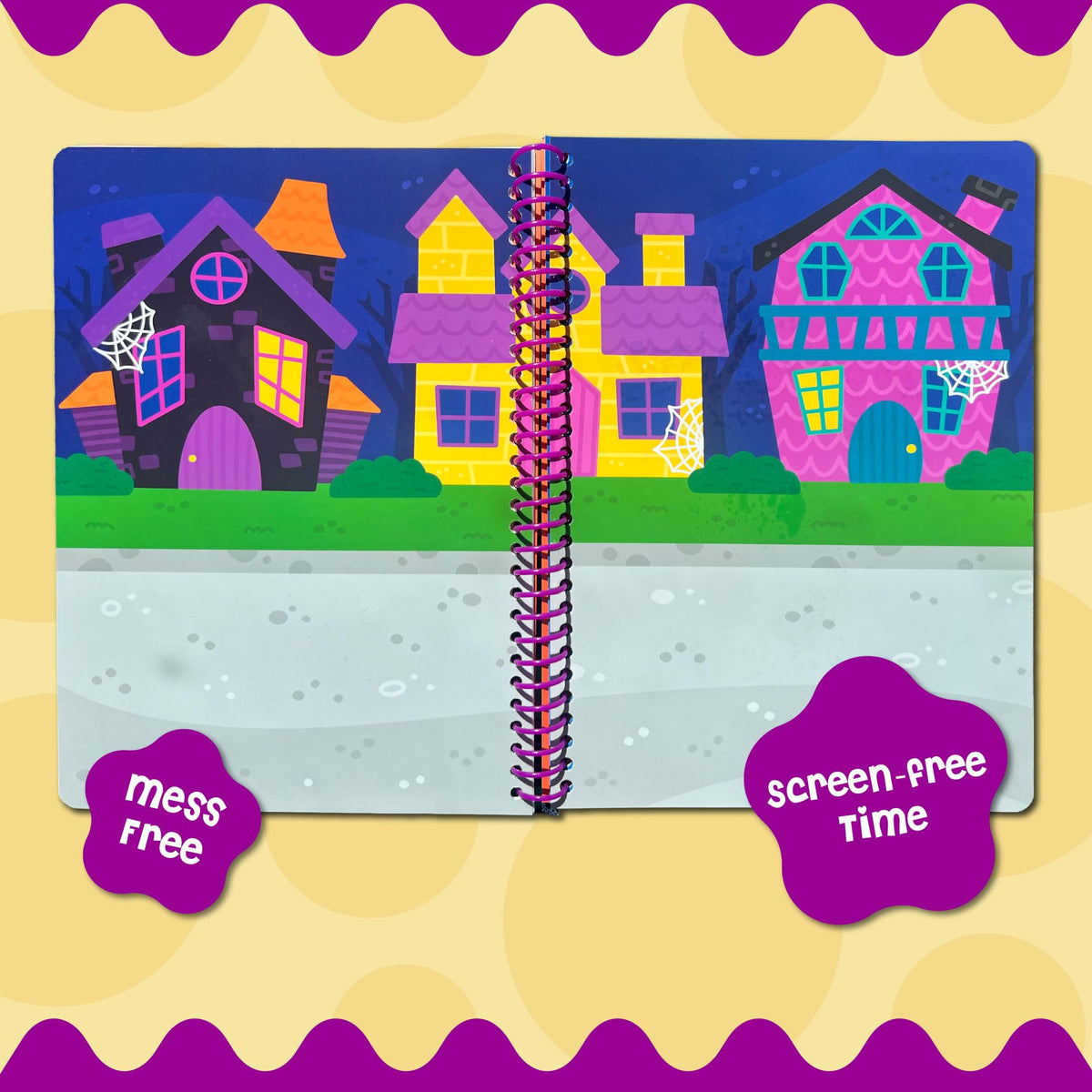 Stick4Ever Jelly Sticker Book® - for Kids - Waterproof, Easy to Clean Reusable Sticker Book for Toddlers- Reusable Road Trip Activities for Kids - Stocking Stuffers for Toddlers (Farm)