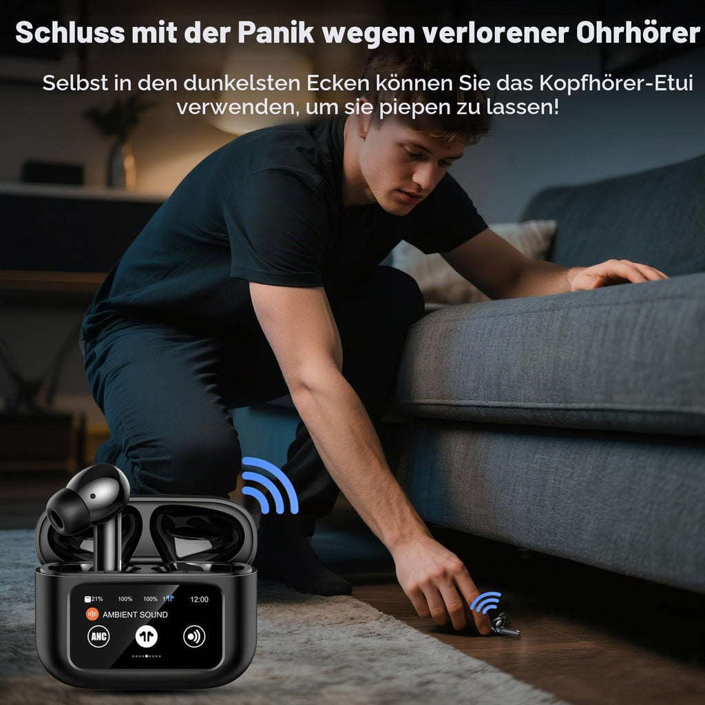 Bluetooth Kopfhörer, Kopfhörer Kabellos Bluetooth 5.4, Tiefer Bass Ohrhörer