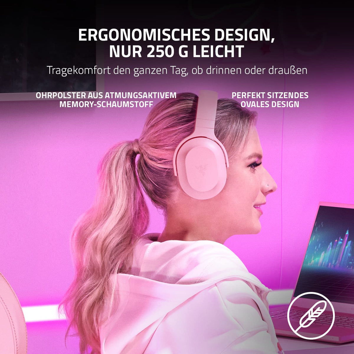 Razer Barracuda X - Kabelloses Multiplattform-Headset für Gaming und Mobile Geräte (SmartSwitch Dual Wireless, Triforce 40mm, Mikrofon mit Nierencharakteristik, 50h Akku, USB-C) Schwarz