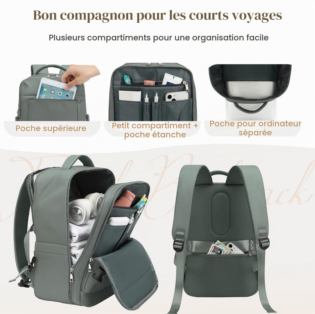 Yankony Sac a Dos Voyage Cabine Avion 40x30x20 Ryanair Bagages Cabine