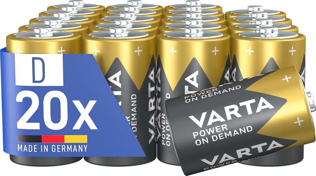 Varta Batterien AAA 100 Stück Power on Demand Alkaline 1,5 V Vorratspack