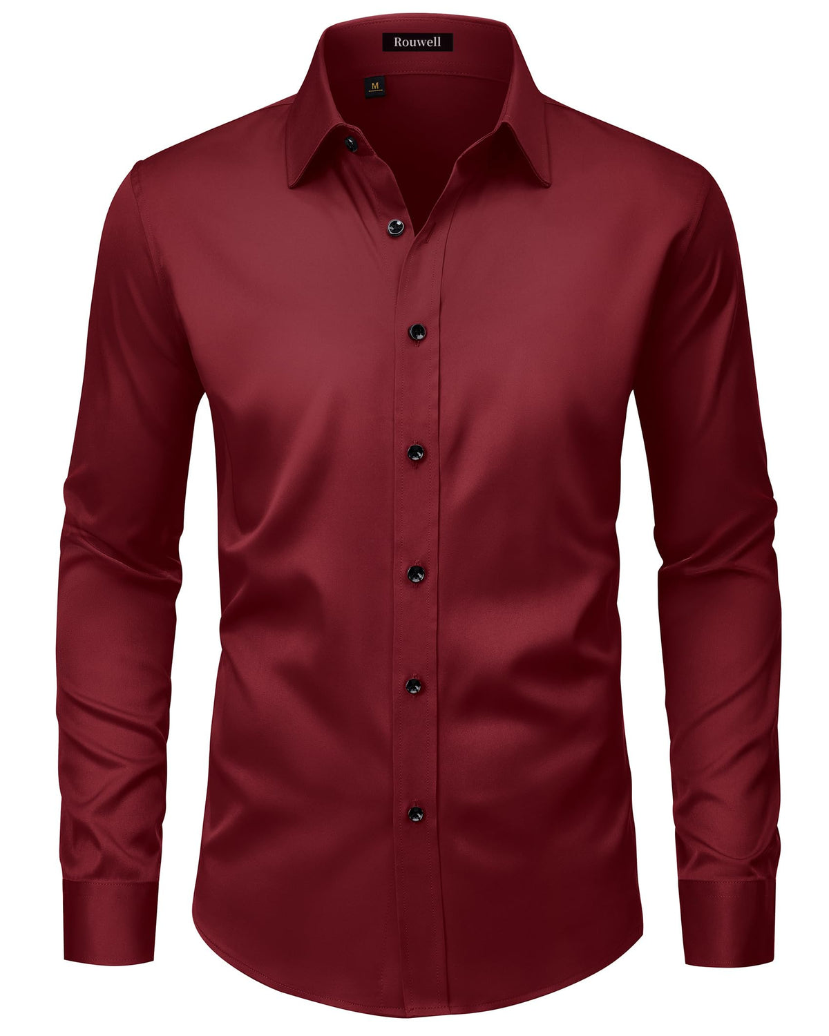 Men’s Wrinkle Free Dress Shirts Regular Fit Long Sleeve Non Iron Business Casual Wedding Stretch Button Down Shirt