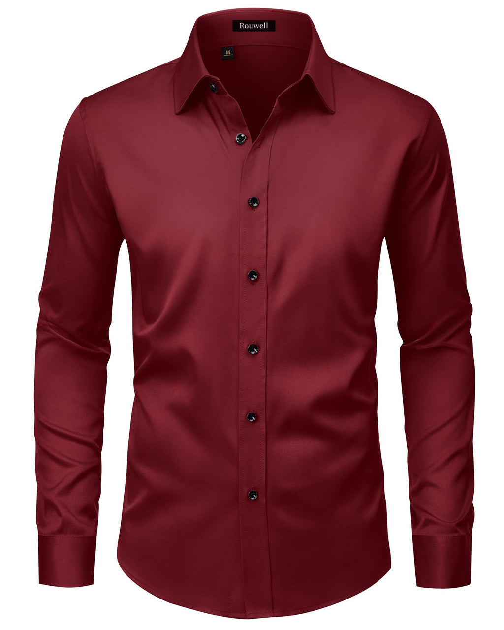 Men’s Wrinkle Free Dress Shirts Regular Fit Long Sleeve Non Iron Business Casual Wedding Stretch Button Down Shirt