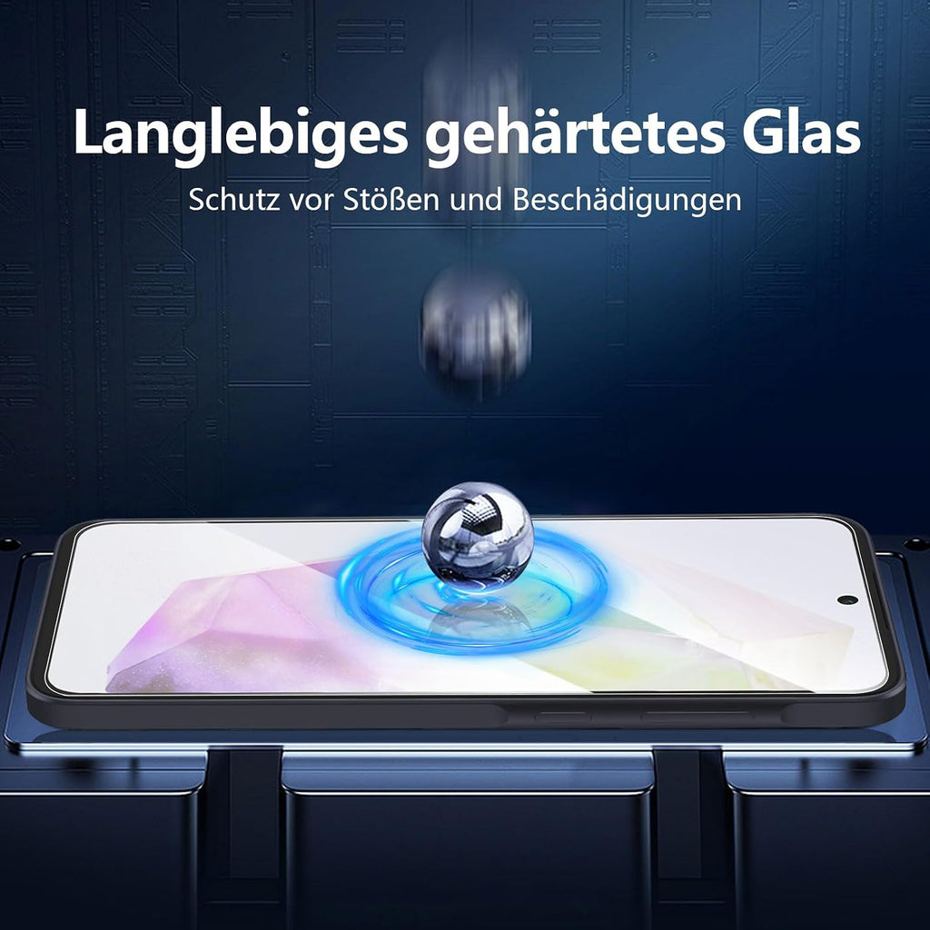 NEW'C Schutzfolie für Samsung Galaxy A35 5G für Panzerglas