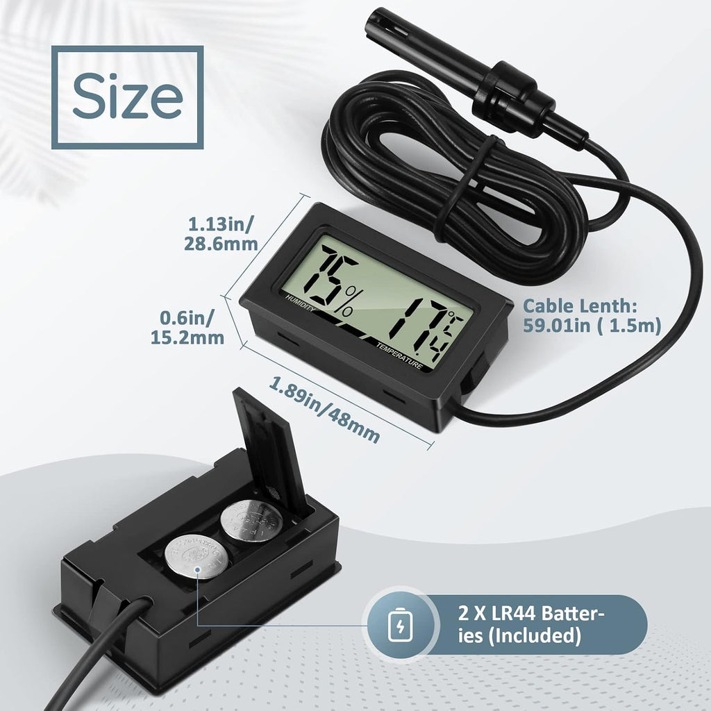 Thlevel Digital Thermometer Hygrometer Temperatur Luftfeuchtigkeitsmesser