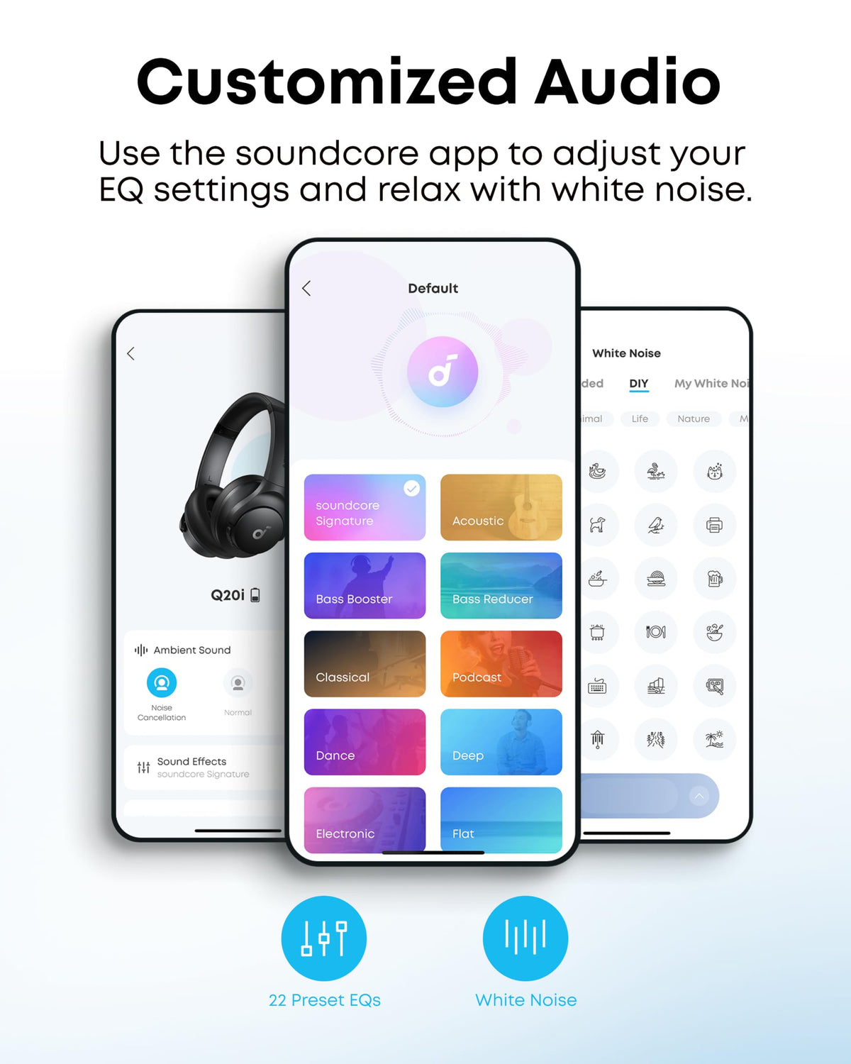 Soundcore by Anker Q20i kabelloser Bluetooth Over-Ear-Kopfhörer