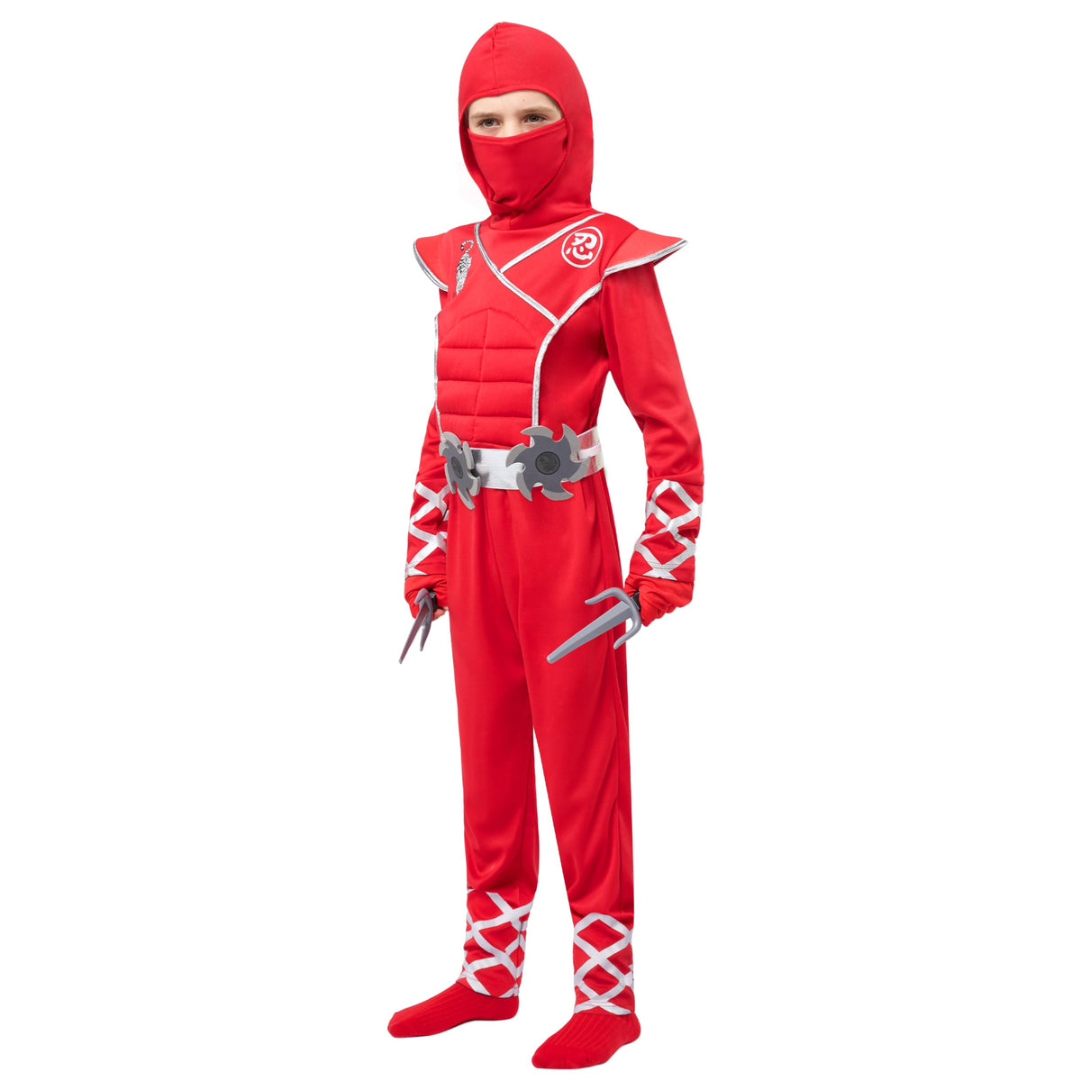 Spooktacular Creations Halloween Ninja Costume, Ninja Outfit Set for Kids, Halloween Costumes for Boys Dress Up Party