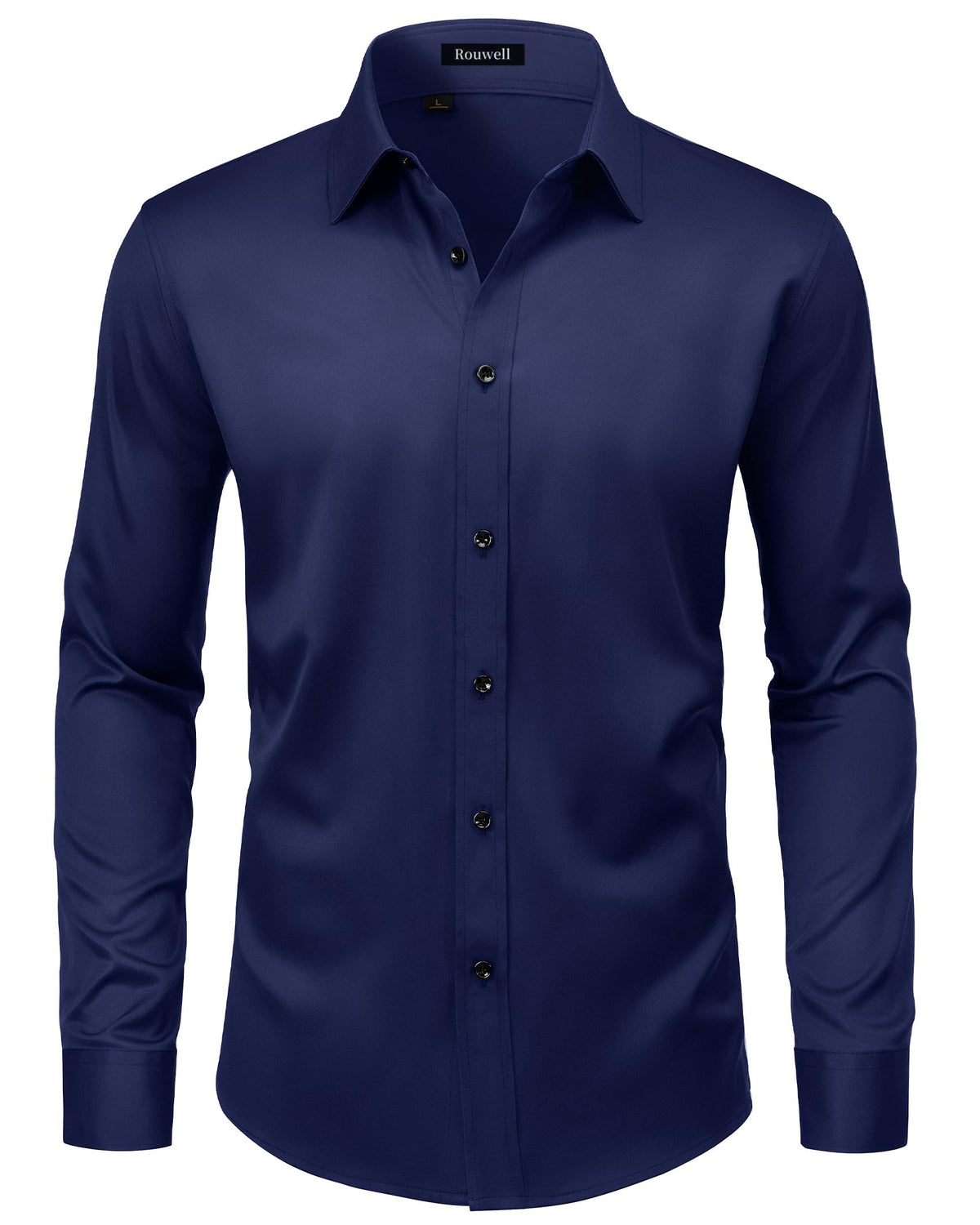Men’s Wrinkle Free Dress Shirts Regular Fit Long Sleeve Non Iron Business Casual Wedding Stretch Button Down Shirt