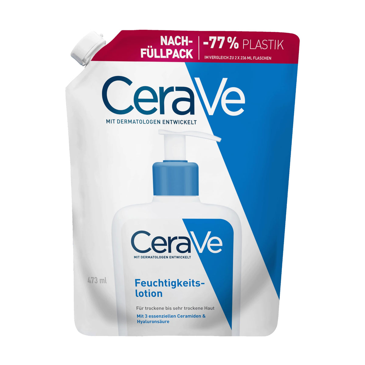 CeraVe Feuchtigkeitslotion für trockene Haut, Körper & Gesicht