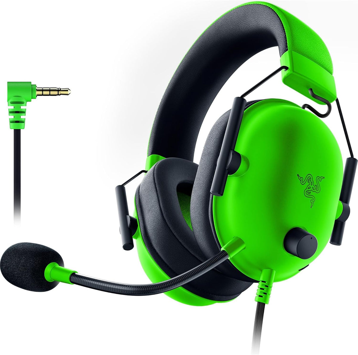 Razer BlackShark V2 X - Multi-Plattform kabelgebundenes Esports-Headset (Triforce 50mm Treiber, Erweiterte Passive Geräuschunterdrückung, 7.1 Surround Sound, Hyperclear Cardioid Mic) Grün