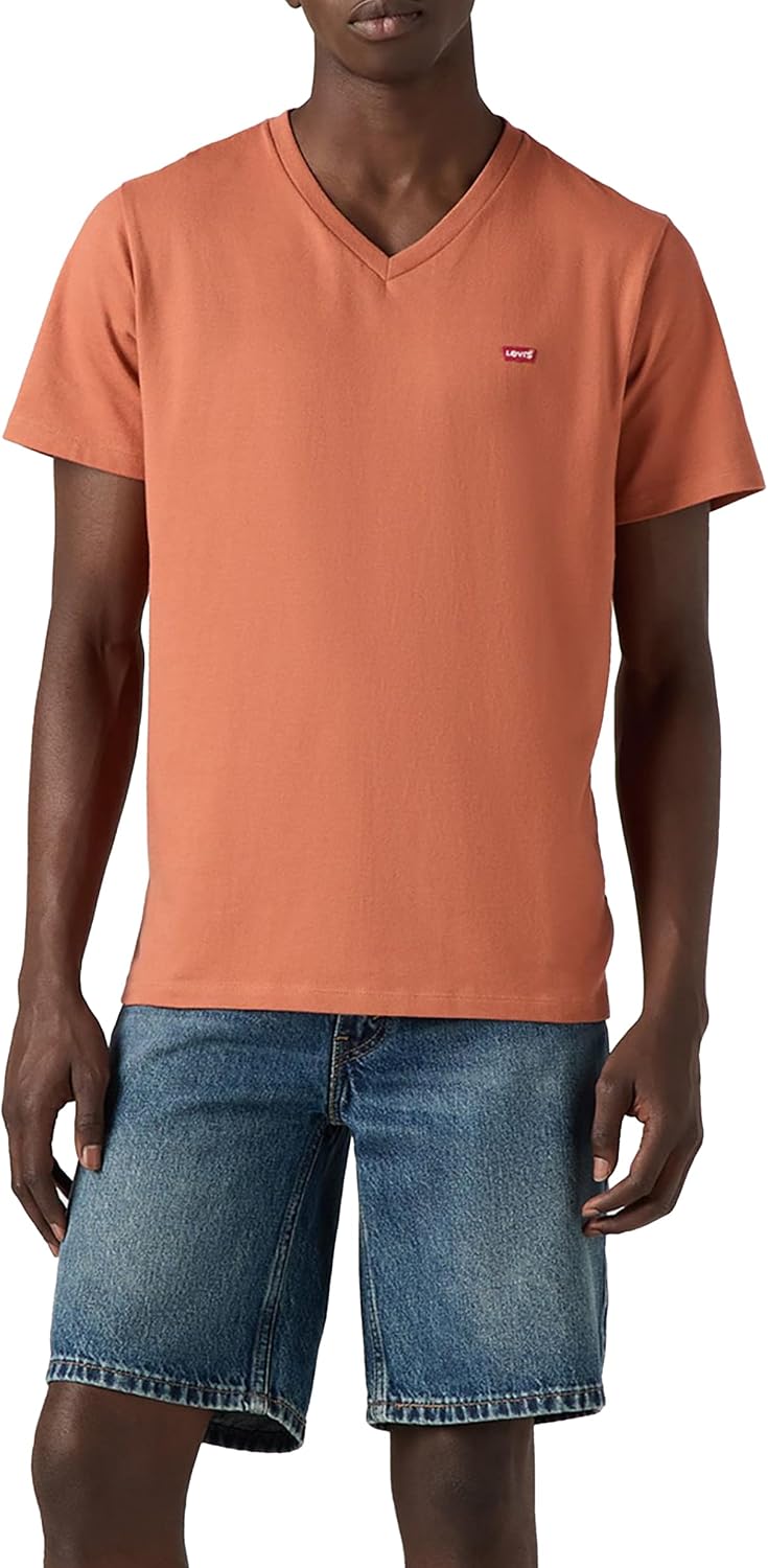 Levi's Herren Original Housemark V-Neck T-Shirt