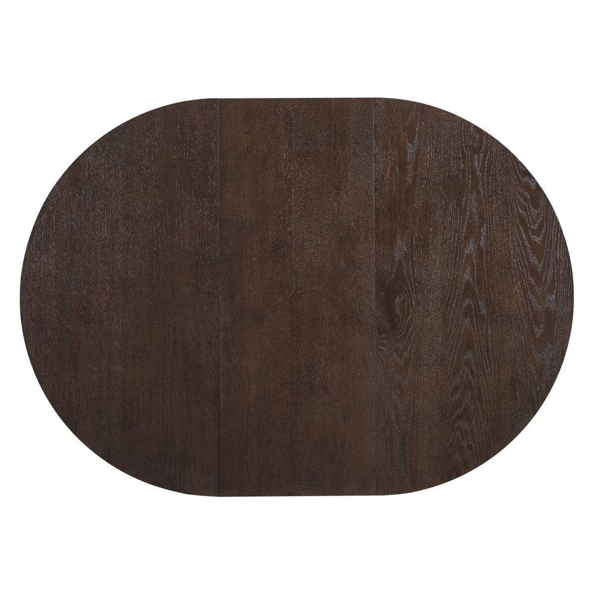 Modern 5-Piece Extendable Round Dining Table Set With 16.2inch Removable Leaf for Small Places, Espresso+Gray