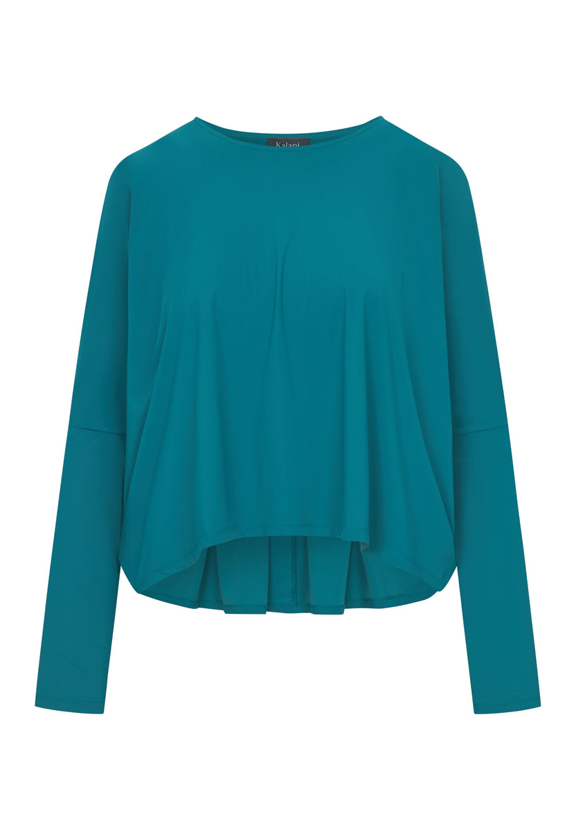 Top UV Mykonos | Ropa técnica italiana de protección solar UPF50 - Verde azulado