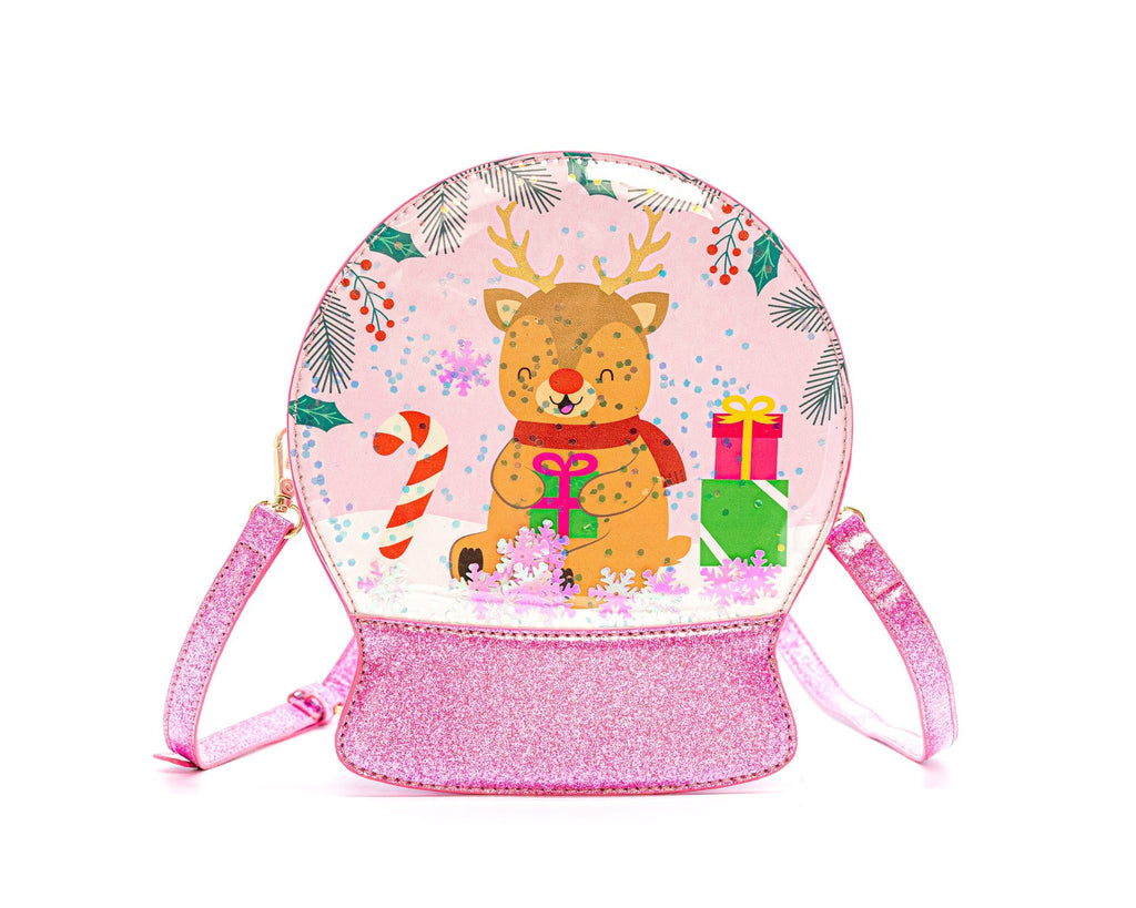Snowglobe Handbag - Reindeer Cheer