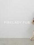 Fireladyfur Women's Shearling Coat - Drop Shoulder Hooded Merino Wool Winter Jacket
