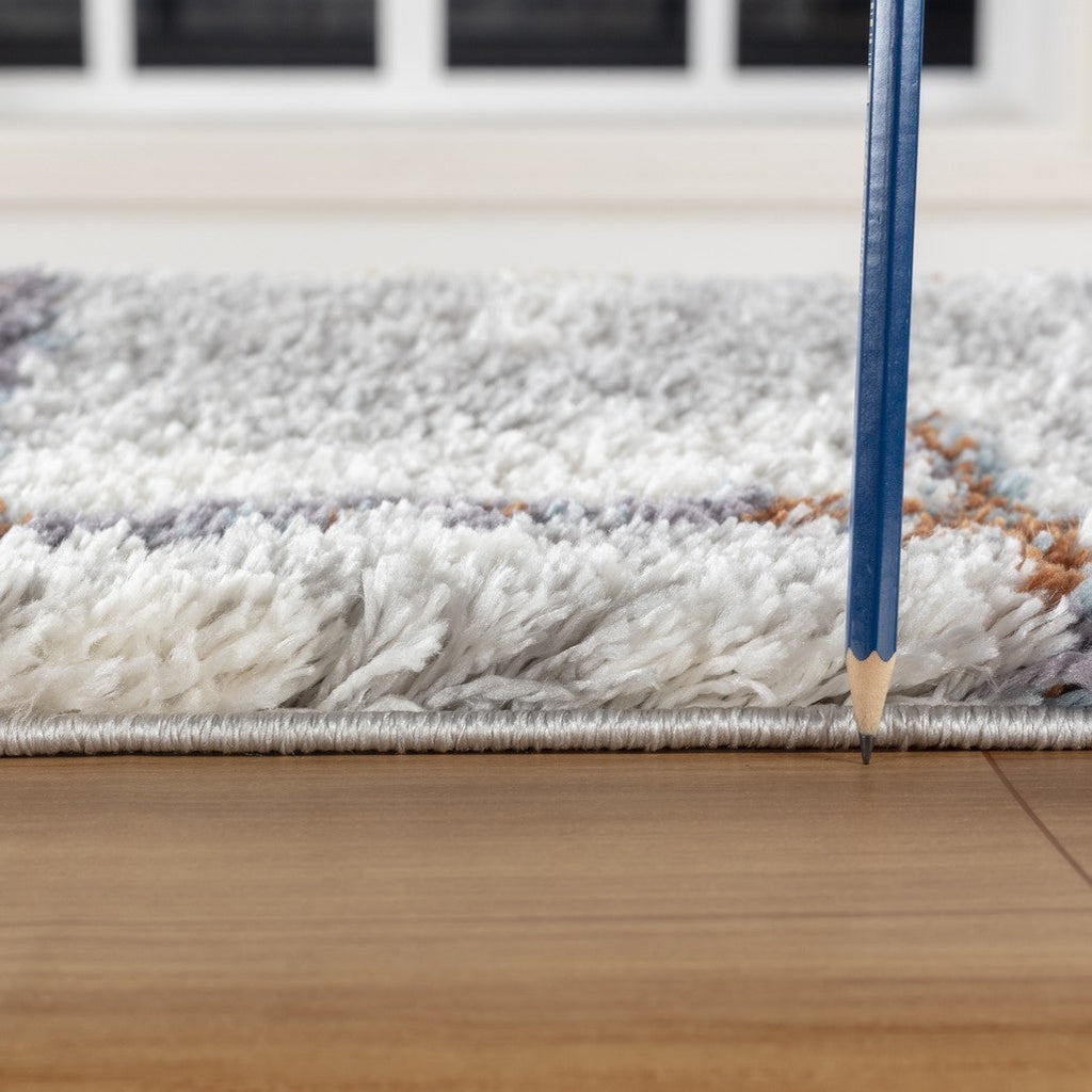 Loft Shag GC_CZY1009 Multi 5 Ft. 3 In. X 7 Ft. Shaggy Area Rug