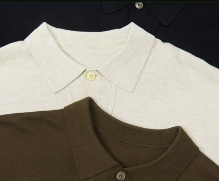 Men's collar sweater