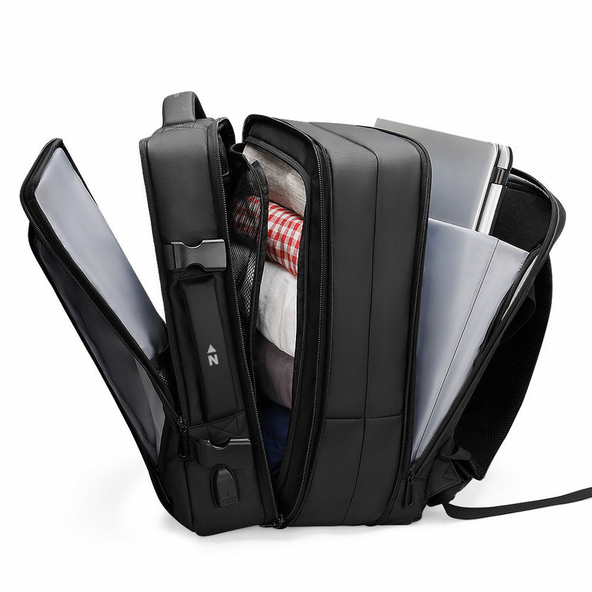 Plecak rozszerzalny "Voyager" 26 l / 38 l z wbudowaną peleryną przeciwdeszczową